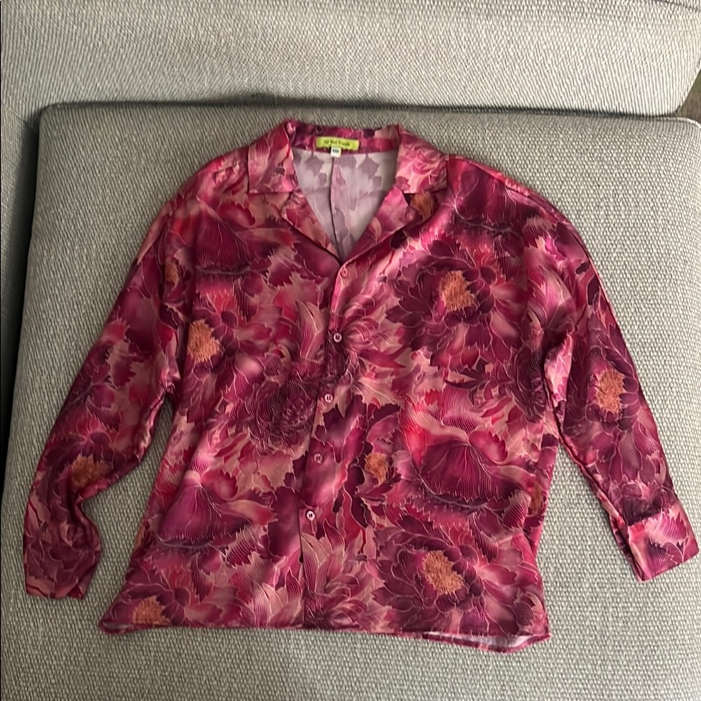 Tell Your Friends Floral Pink Women's Top